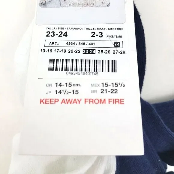 ZARA boys crew socks 2-3yo - Picture 3 of 3